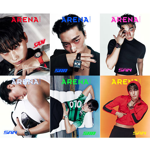 ATEEZ SAN Cover ARENA HOMME Korea August 2025 - main image