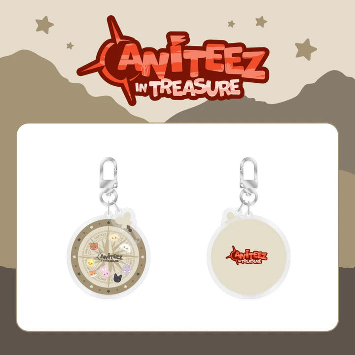 ATEEZ Shaker Keyring ANITEEZ IN TREASURE Official MD - main image