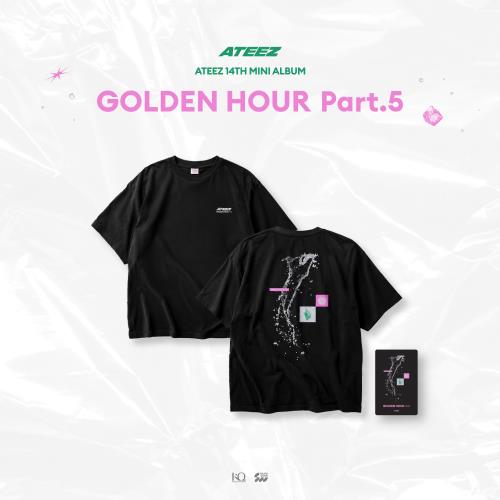 ATEEZ Short Sleeve TShirt GOLDEN HOUR Part 5 POP-UP Store Official MD - main image
