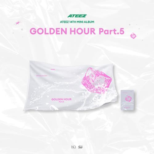 ATEEZ Slogan Towel GOLDEN HOUR Part 5 POP-UP Store Official MD - main image
