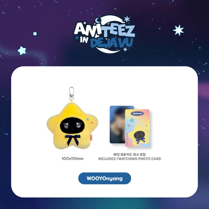 ATEEZ - Star ANITEEZ Keyring [ANITEEZ IN DEJAVU Official MD] - K PLACE