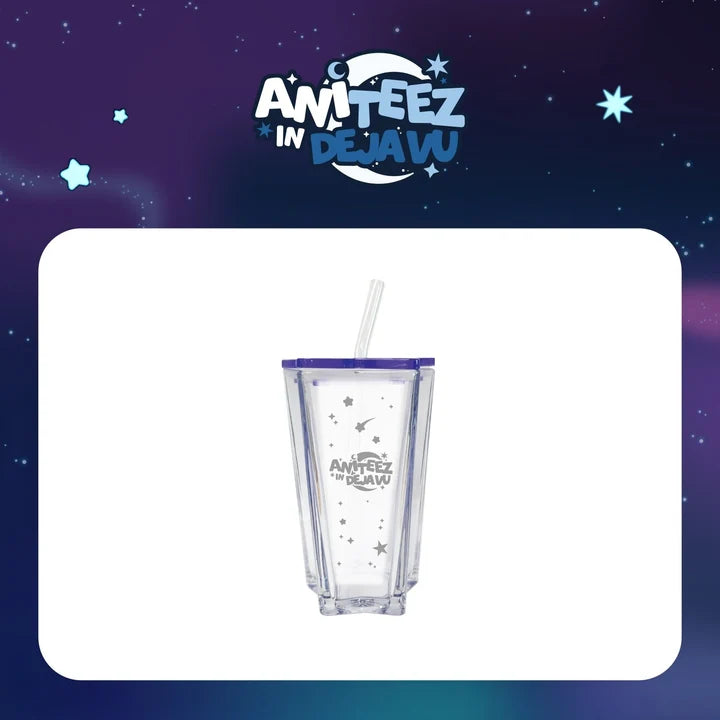ATEEZ Starlight Glass Tumbler ANITEEZ IN DEJAVU POP UP Official MD - main image