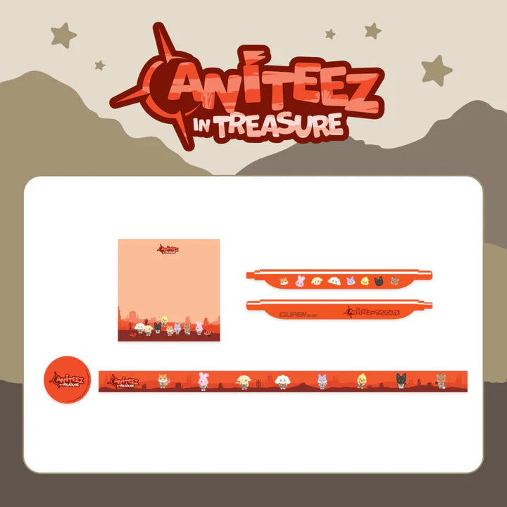 ATEEZ Stationary Set ANITEEZ IN TREASURE Official MD - main image