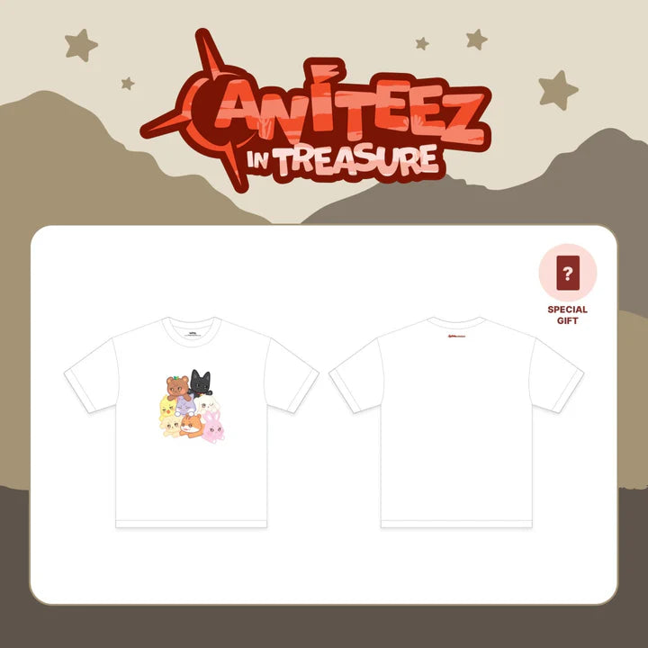 リアル T-Shirt - ATEEZ [ANITEEZ PLACE K - MD] Official TREASURE IN アイドル
