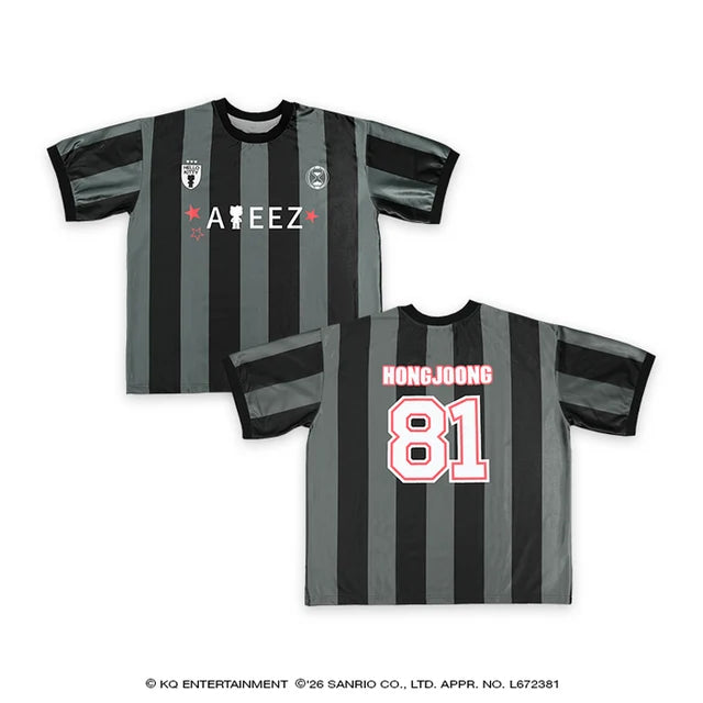 ATEEZ T-Shirt ATEEZ X HELLO KITTY BLACK SERIES JP MD - HONGJOONG Ver - Main Image