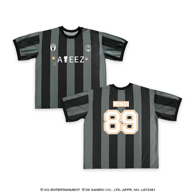 ATEEZ T-Shirt ATEEZ X HELLO KITTY BLACK SERIES JP MD - MINGI Ver - Main Image