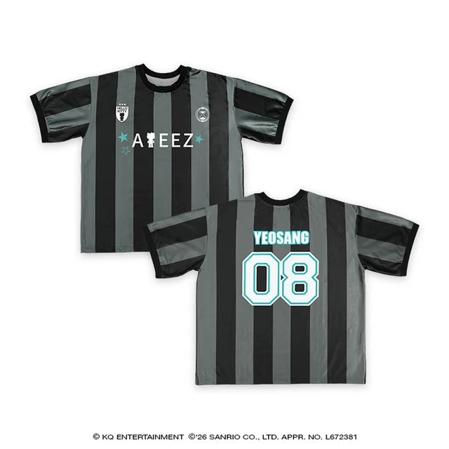 ATEEZ T-Shirt ATEEZ X HELLO KITTY BLACK SERIES JP MD - YEOSANG Ver - Main Image