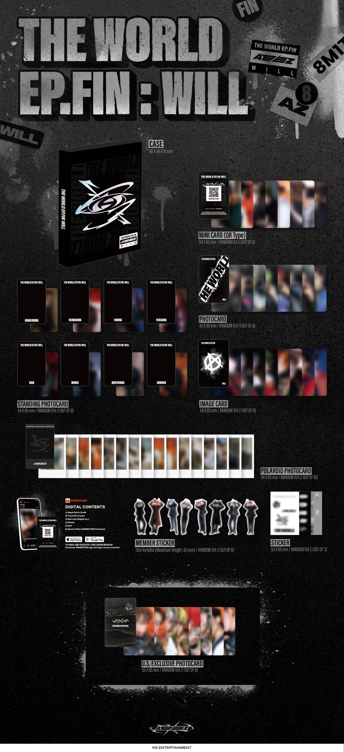 ATEEZ - THE WORLD EP.FIN : WILL [2nd Album - U.S. Platform Ver.]