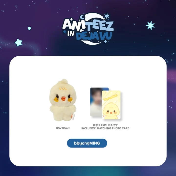 ATEEZ - TINY ANITEEZ Mini Doll [ANITEEZ IN DEJAVU Official MD] - K