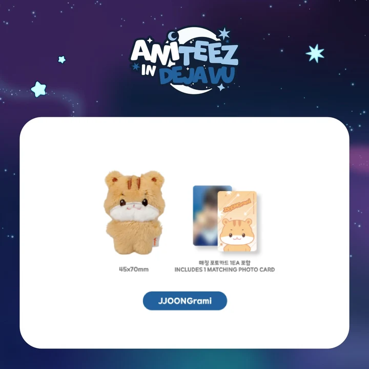 ATEEZ TINY ANITEEZ Mini Doll ANITEEZ IN DEJAVU POP UP Official MD JJOONGrami Ver - main image