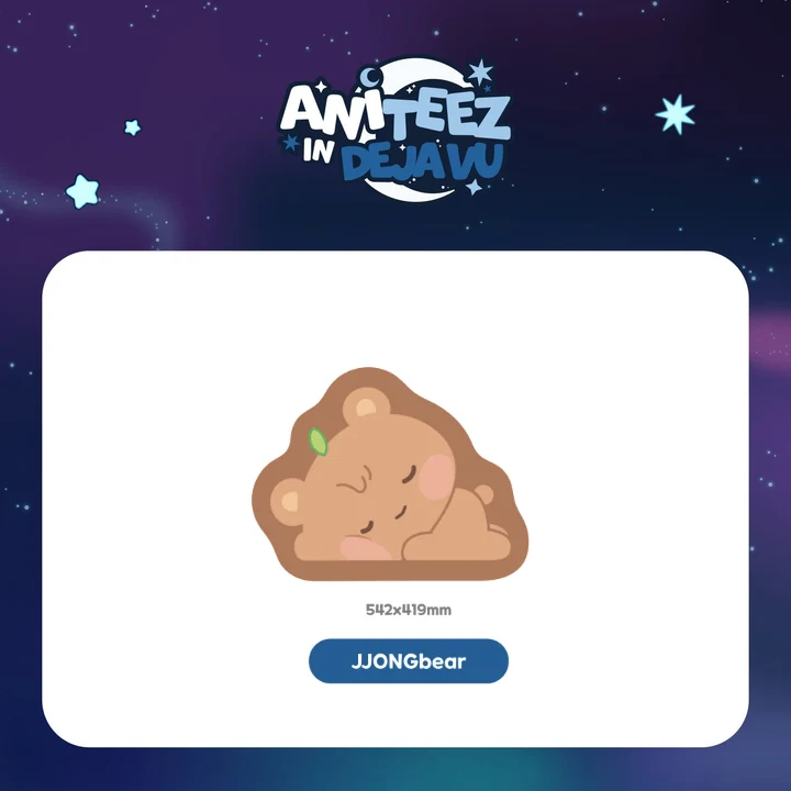 ATEEZ Tiny Rug ANITEEZ IN DEJAVU POP UP Official MD JJONGbear Ver - main image