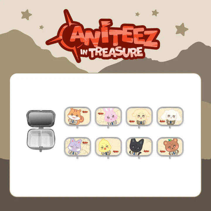 ATEEZ Treasure Tin Case ANITEEZ IN TREASURE Official MD - main image