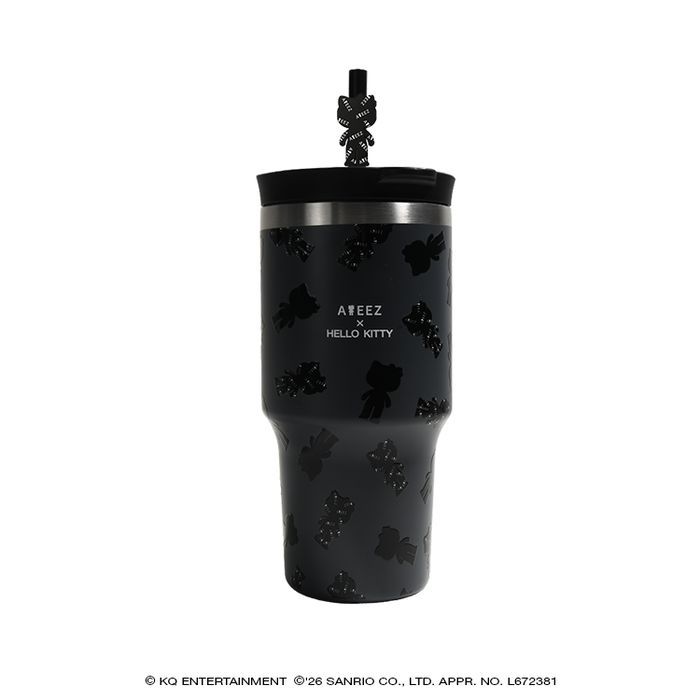 ATEEZ Tumbler Bottle ATEEZ X HELLO KITTY BLACK SERIES JP MD - Main Image