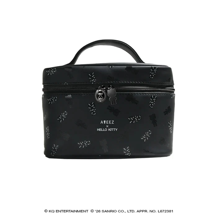  ATEEZ Vanity Pouch ATEEZ X HELLO KITTY BLACK SERIES Official MD - Main Image