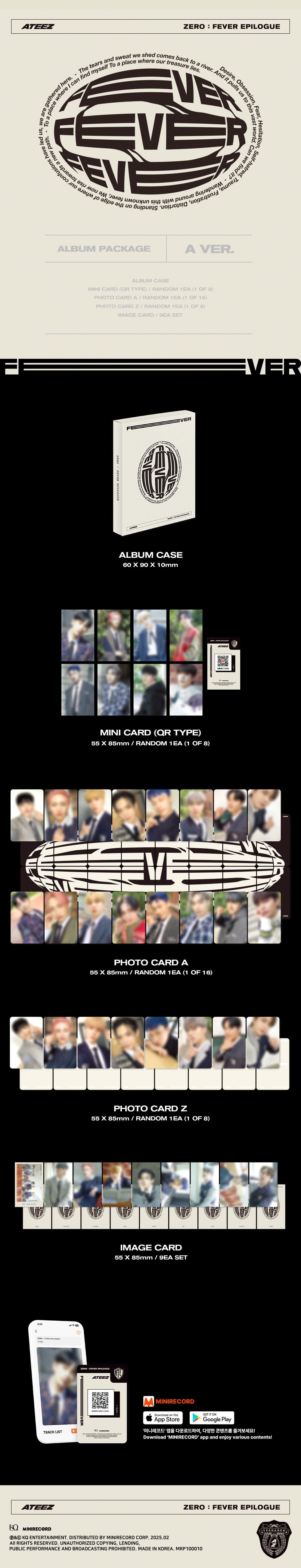 ATEEZ - ZERO : FEVER EPILOGUE [1st Repackage EP Album - Platform Ver.] gallery image 1