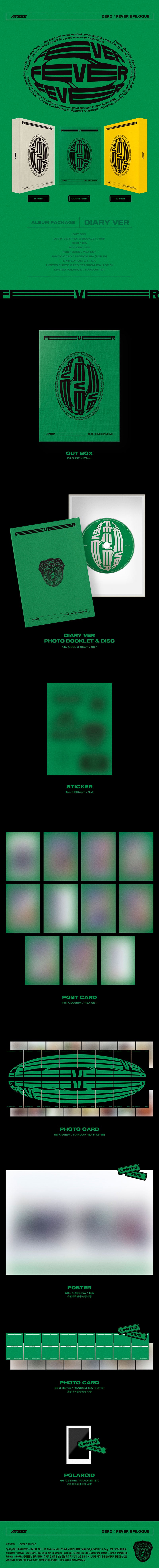 ATEEZ - ZERO : FEVER EPILOGUE [1st Repackage EP Album] gallery image 2