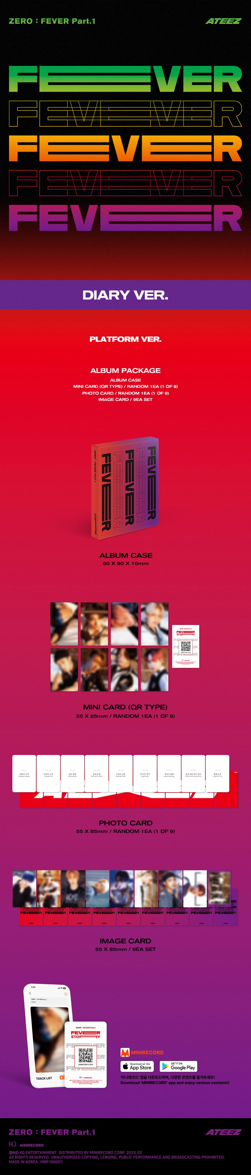 ATEEZ - ZERO : FEVER Part.1 [5th Mini Album - Platform Ver.] gallery image 3