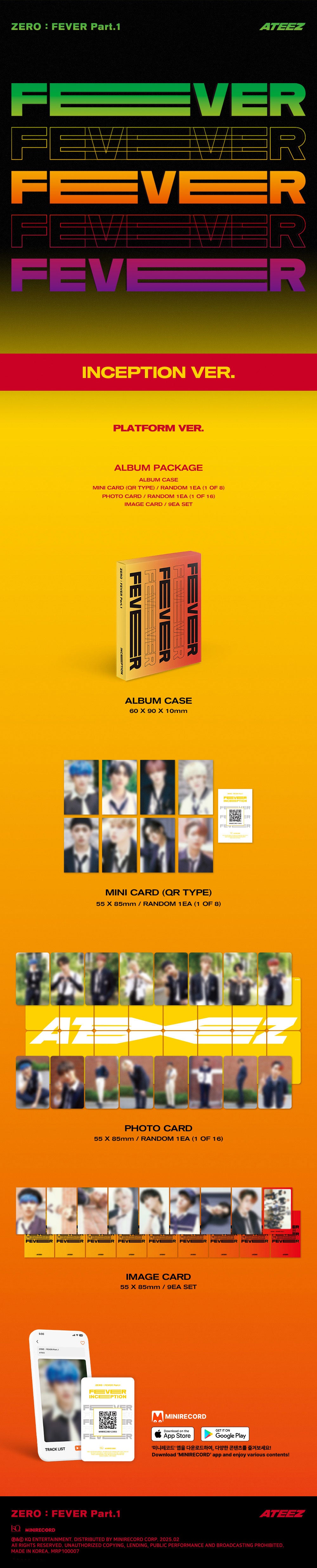 ATEEZ - ZERO : FEVER Part.1 [5th Mini Album - Platform Ver.] gallery image 2