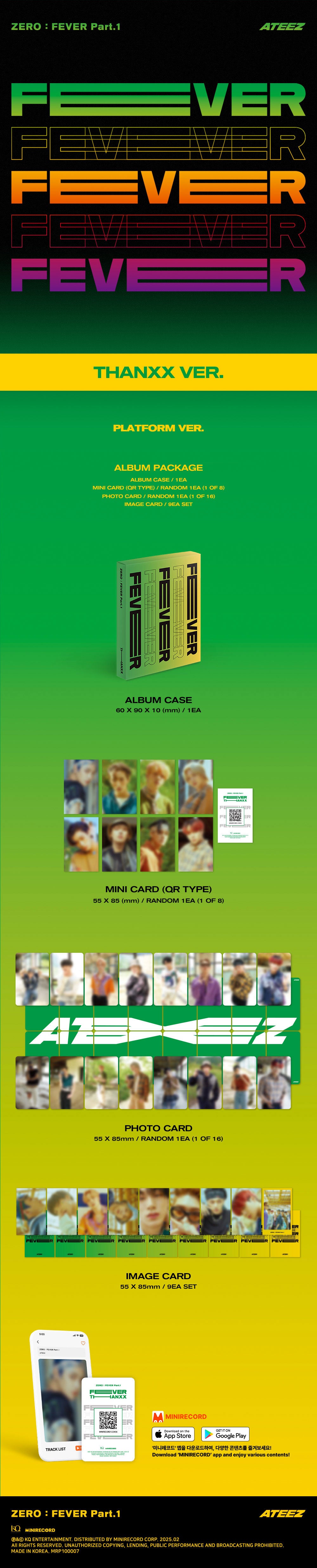 ATEEZ - ZERO : FEVER Part.1 [5th Mini Album - Platform Ver.] gallery image 1