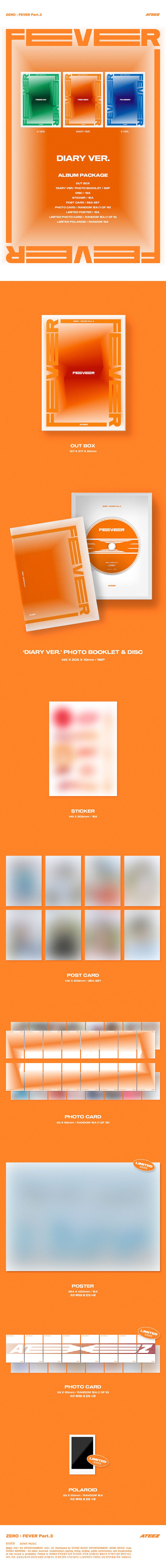 ATEEZ - ZERO : FEVER Part.3 [7th Mini Album] gallery image 2