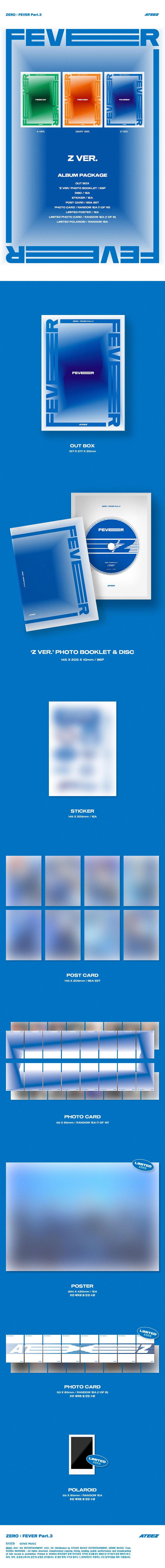 ATEEZ - ZERO : FEVER Part.3 [7th Mini Album] gallery image 3