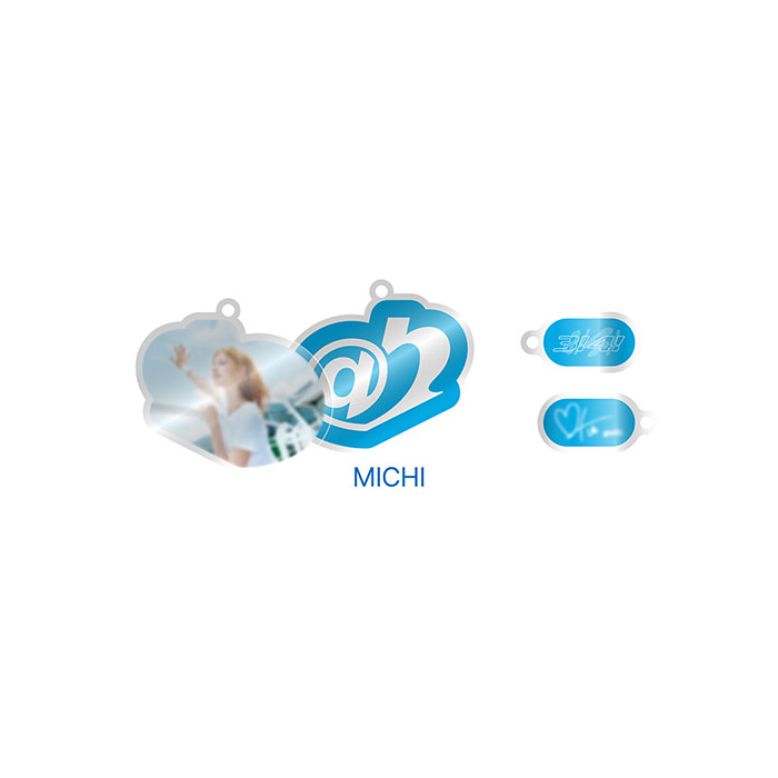 AtHeart Acrylic Keyring 1st Single Album 34 Official MD MICHI Ver - main image