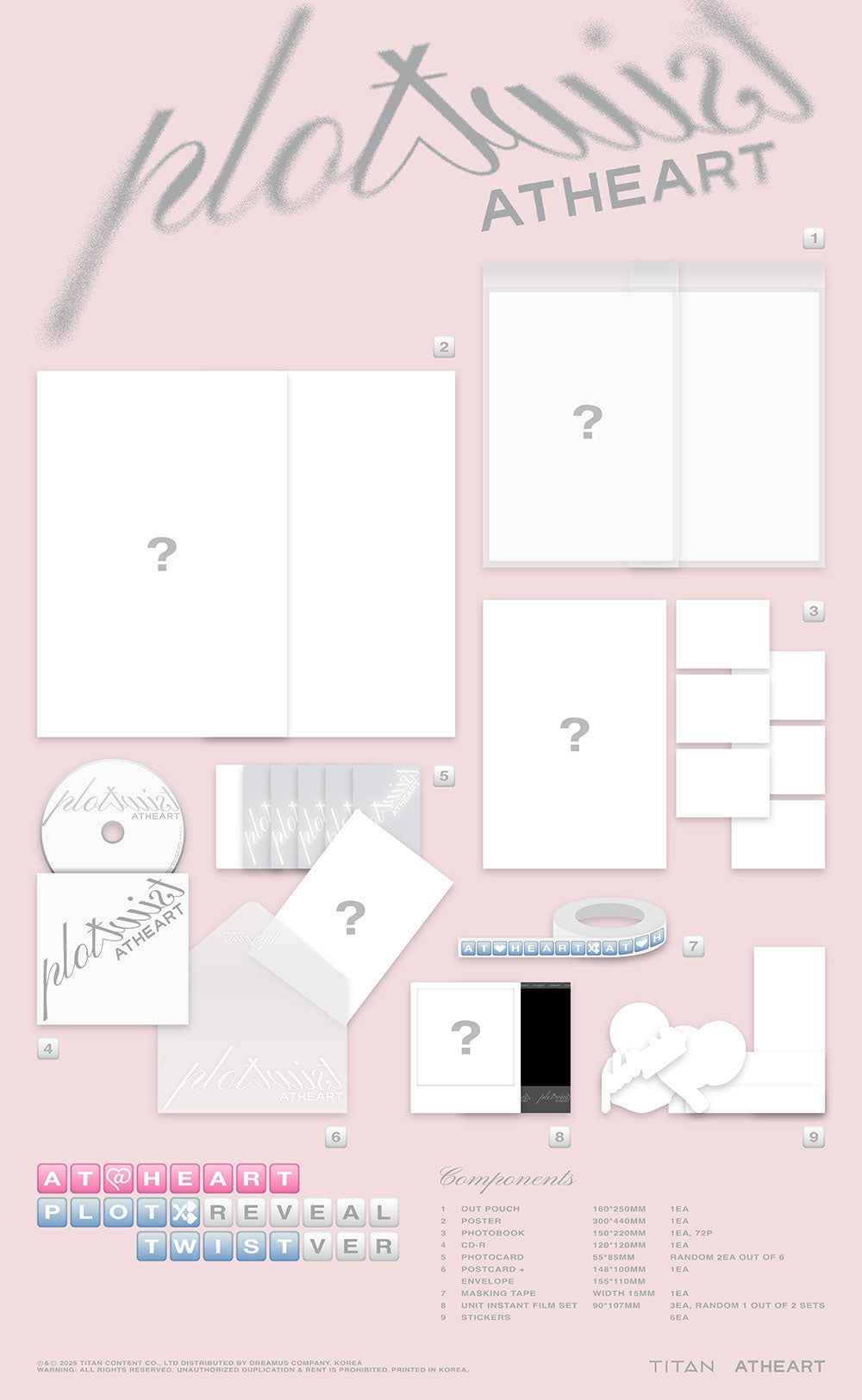 AtHeart - Plot Twist [1st EP Album - Reveal Ver.]