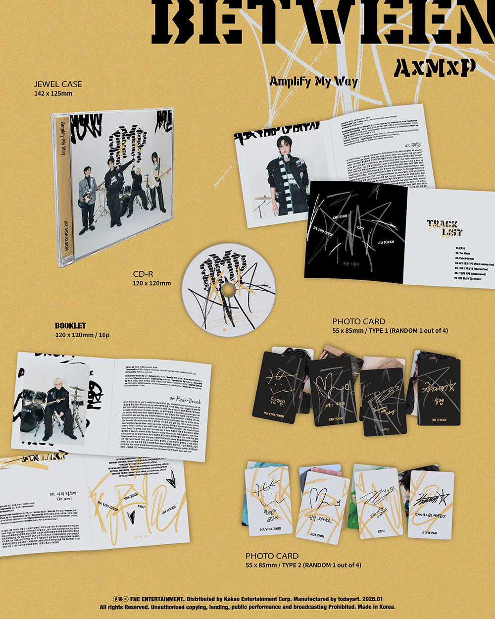 AxMxP - Amplify My Way [1st Mini Album - BETWEEN Ver.] gallery image 1