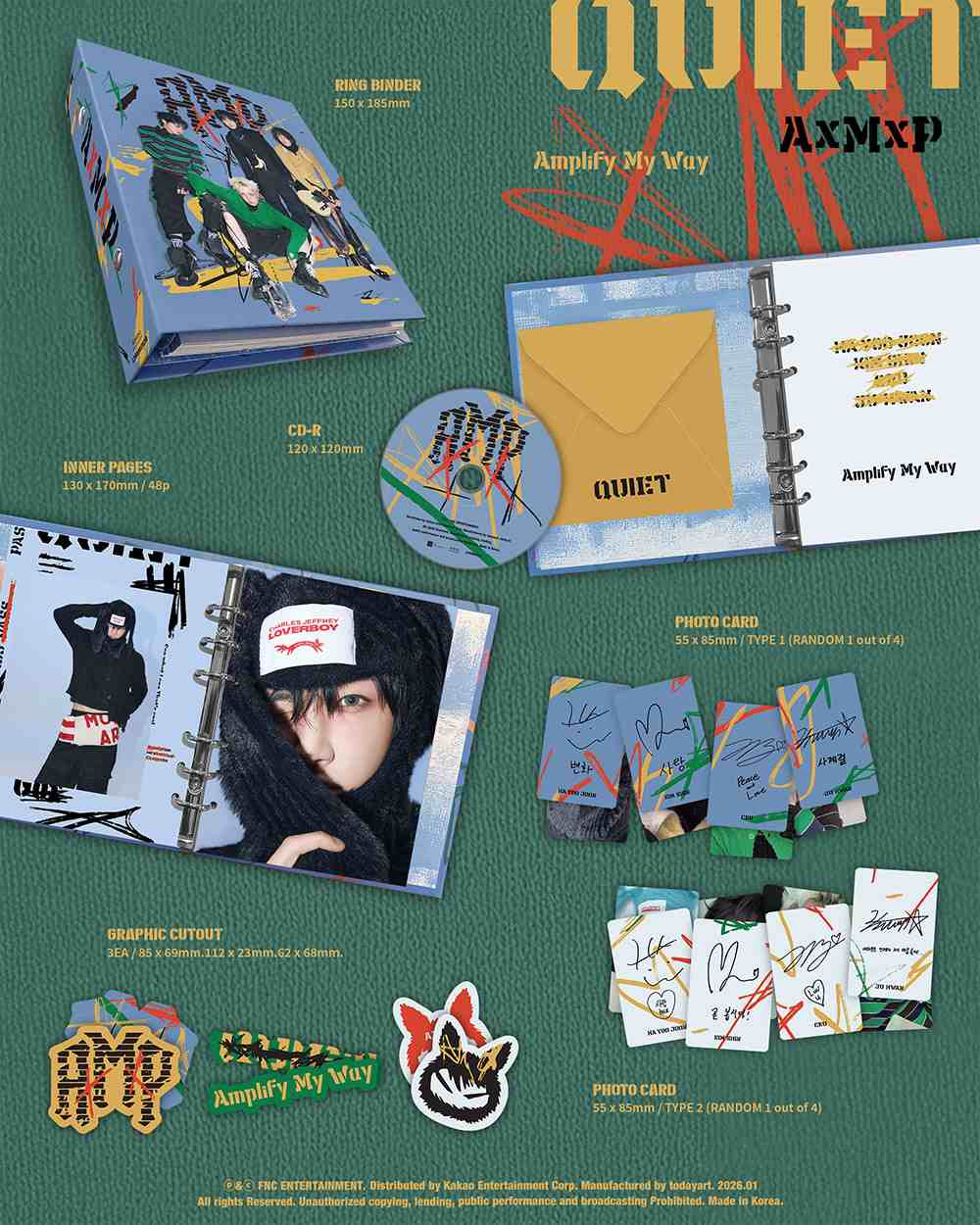 AxMxP - Amplify My Way [1st Mini Album - QUIET Ver.]