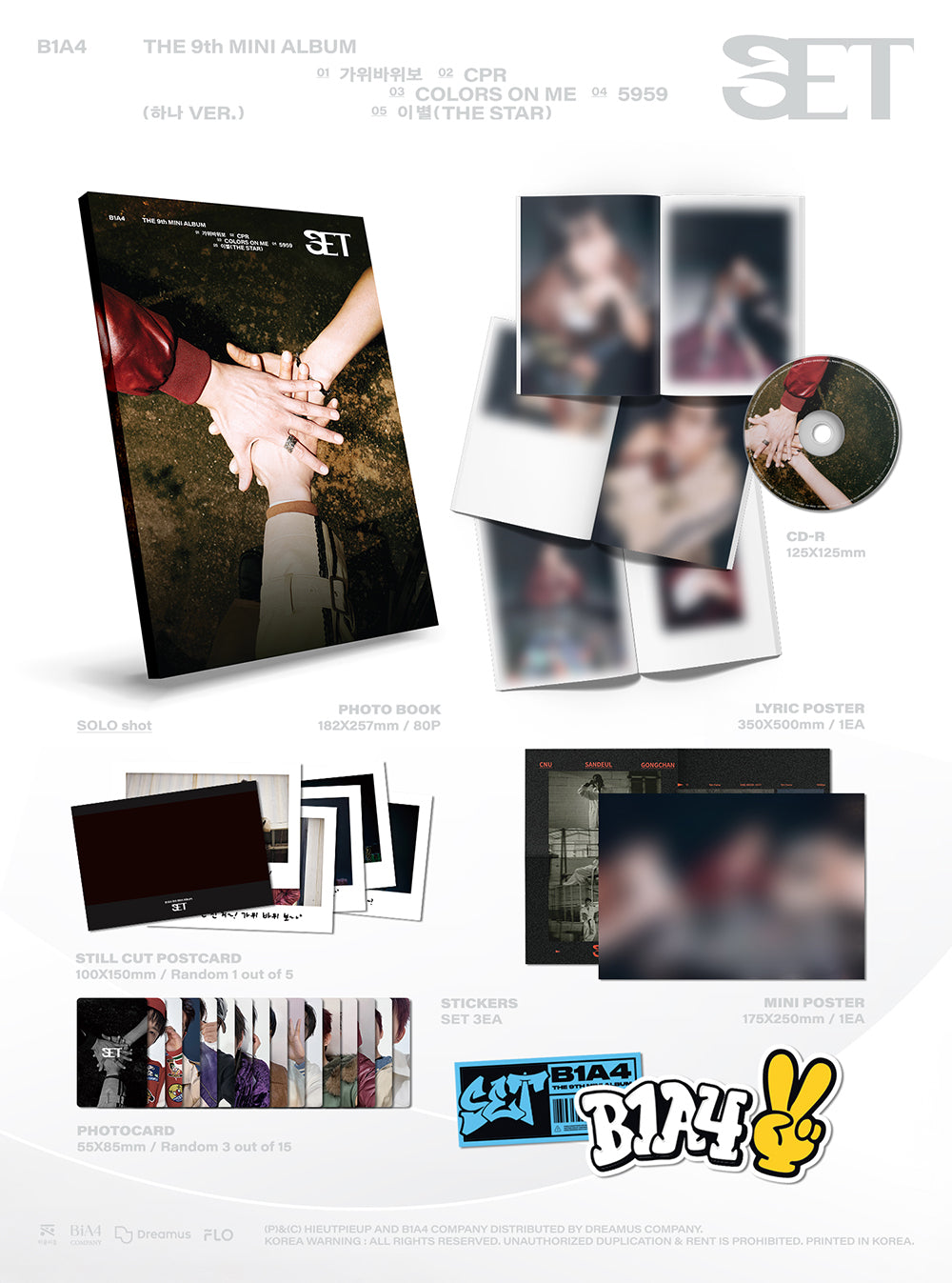 B1A4 - SET [9th Mini Album] - K PLACE