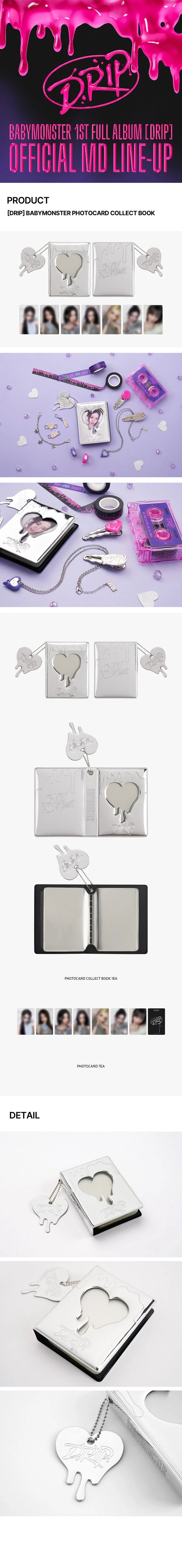 BABYMONSTER PHOTOCARD COLLECT BOOK 新品未開封 BABYMONSTER - Photocard Collect Book [1st Full Album 'DRIP