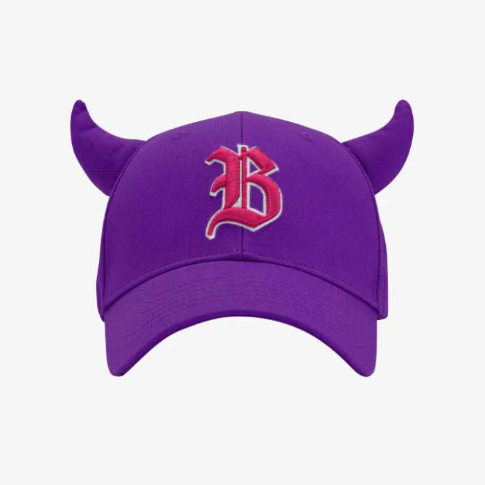 BABYMONSTER Purple Horn Ball Cap 1st Full Album DRIP Official MD - main image