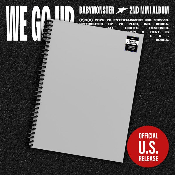 BABYMONSTER - WE GO UP 2nd Mini Album hello82 Exclusive Version GO