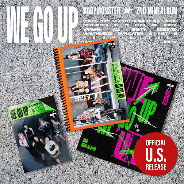 BABYMONSTER - WE GO UP 2nd Mini Album hello82 Exclusive Version Main Image
