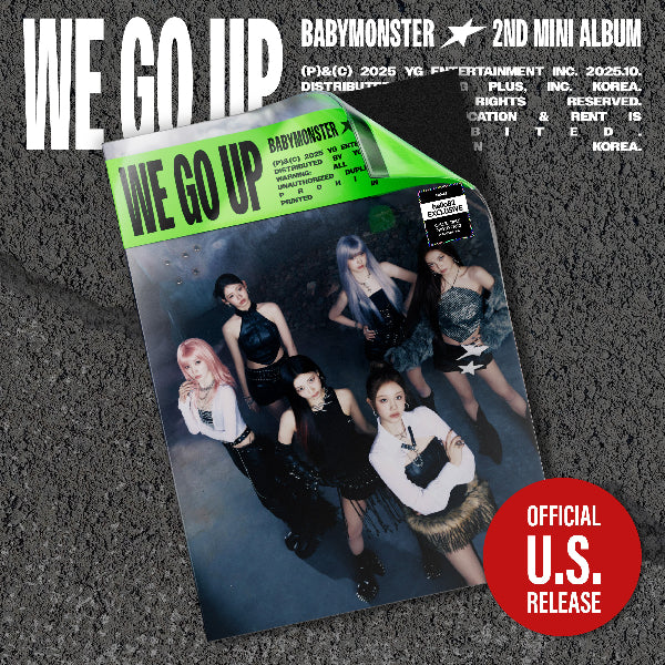 BABYMONSTER - WE GO UP 2nd Mini Album hello82 Exclusive Version WE