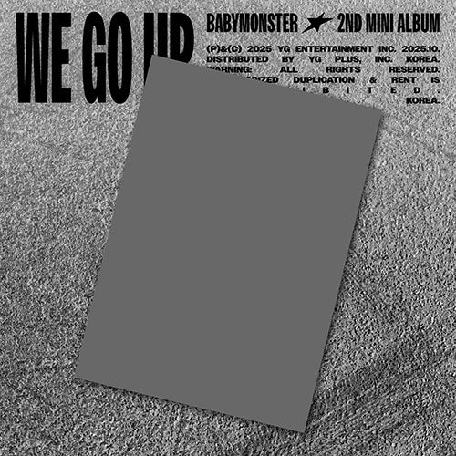 BABYMONSTER WE GO UP 2nd Mini Album POSTCARD Ver - main image
