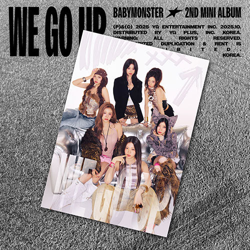 BABYMONSTER WE GO UP 2nd Mini Album POSTCARD Ver - main image