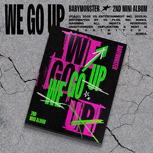 BABYMONSTER WE GO UP 2nd Mini Album - Up Ver