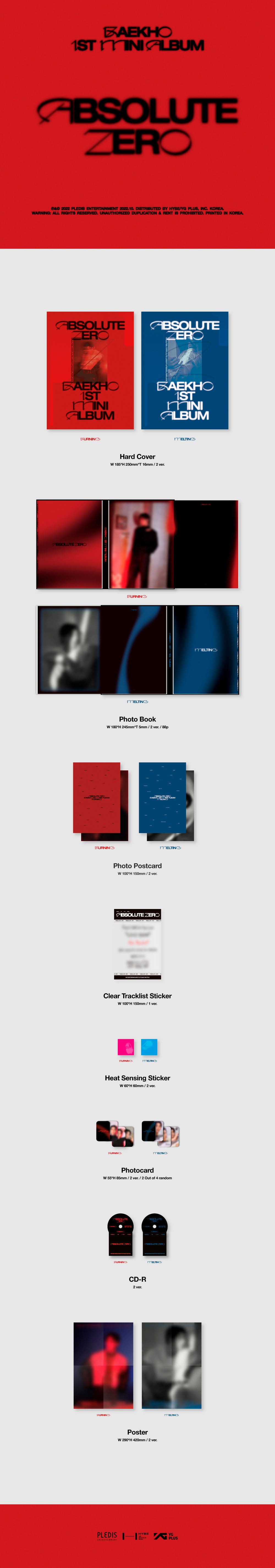 BAEKHO - Absolute Zero [1st Mini Album]