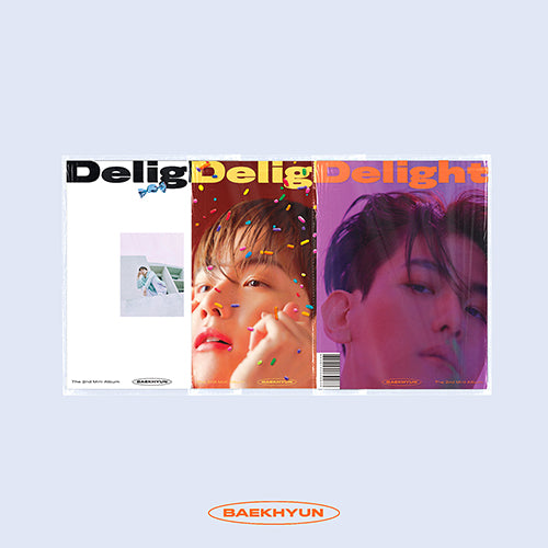 BAEKHYUN - Delight 2nd Mini Album 3 Versions Variations Main Image