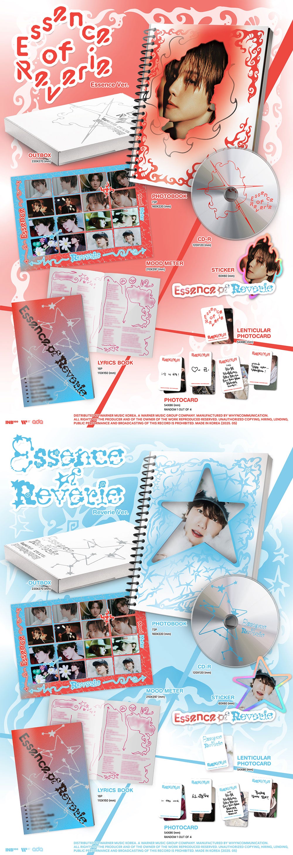 BAEKHYUN - Essence of Reverie [5th Mini Album - POP-UP