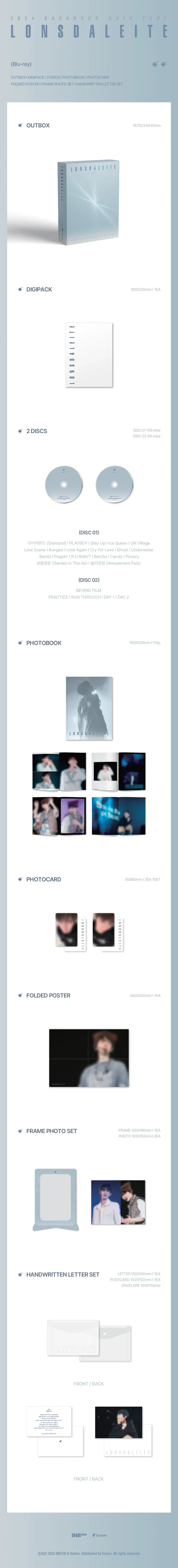 BAEKHYUN - Lonsdaleite [2024 Asia Tour in Seoul - Blu-ray]