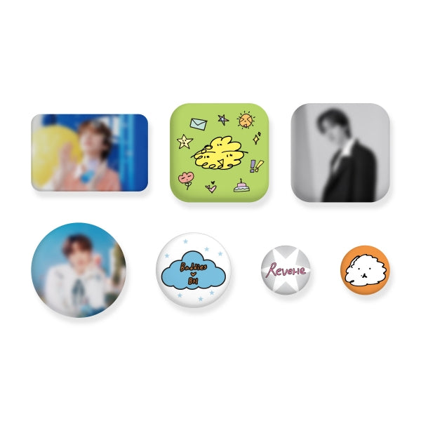 BAEKHYUN Pin Button Set 2025 BAEKHYUN WORLD TOUR Reverie Official MD - main image