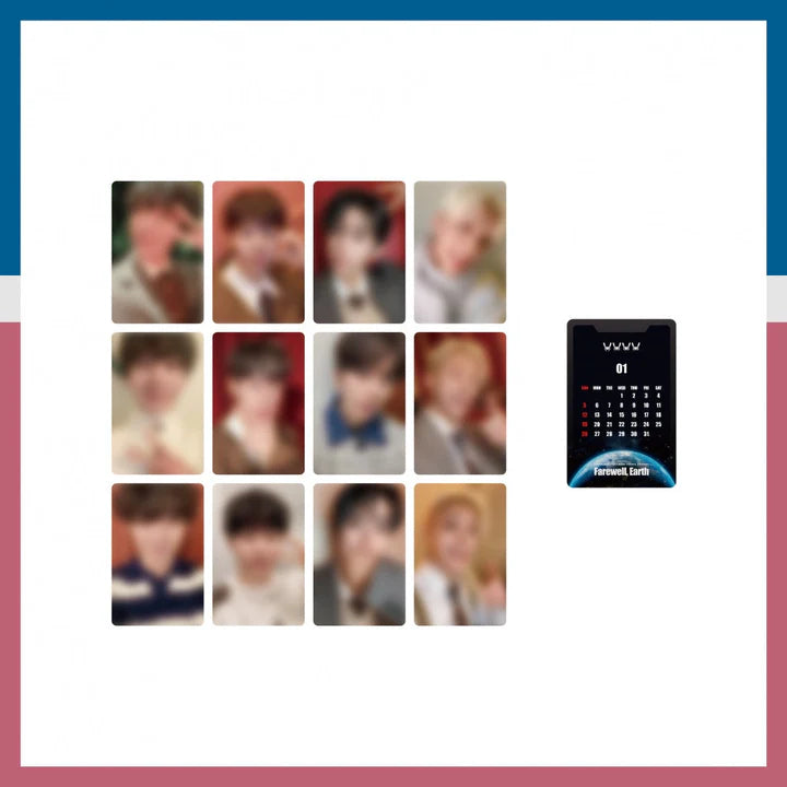 BANG&JUNG&YOO&MOON Calendar Photocard Farewell Earth Encore Concert Official MD - main image