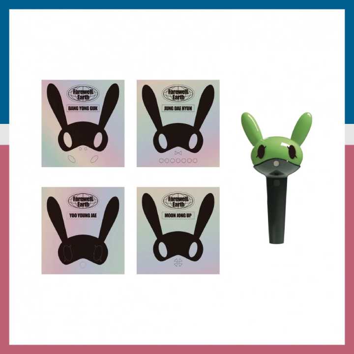 BANG&JUNG&YOO&MOON Light Stick Removable Sticker Farewell Earth Encore Concert Official MD - main image