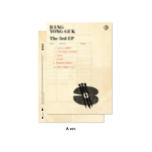 BANG YONGGUK 3 3rd EP Album A ver.