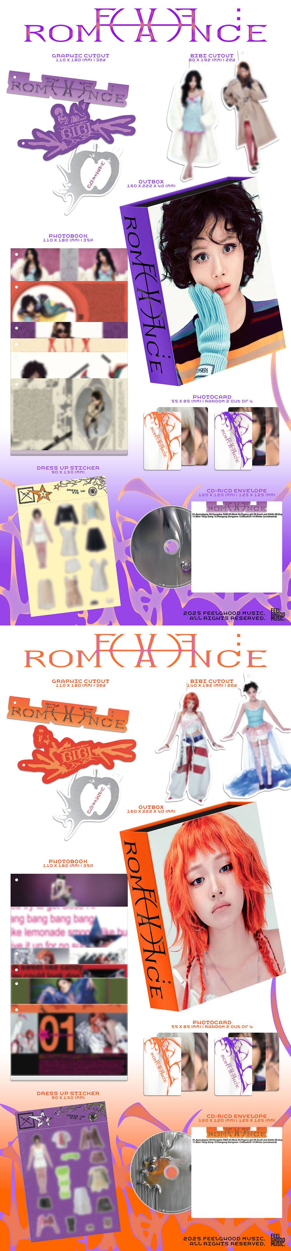 特価ブランド BIBI - EVE: ROMANCE [2nd Album] - K PLACE フォトアルバム・フレーム・アクセサリ