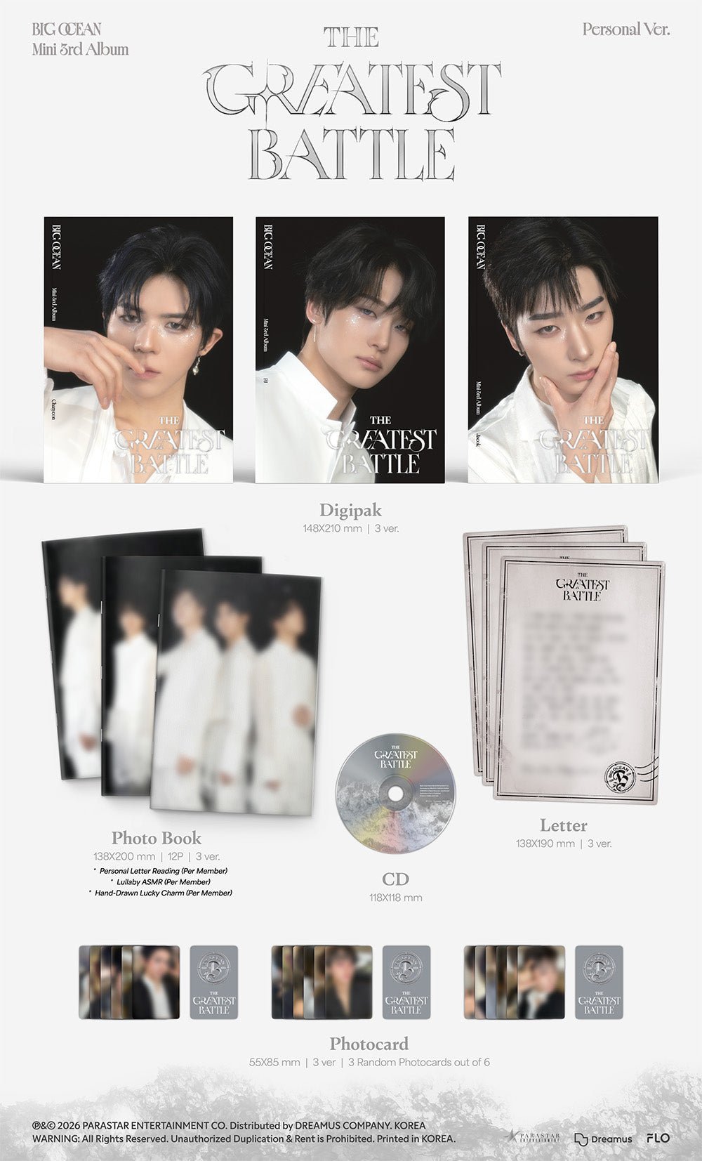Big Ocean - The Greatest Battle [3rd Mini Album - Personal Ver.]