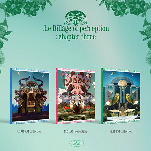 billlie the Billage of perception chapter three 4th mini album - 3 variations cover image