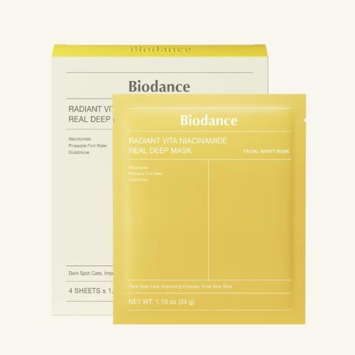 BIODANCE Radiant Vita Niacinamide Real Deep Mask - Main Image